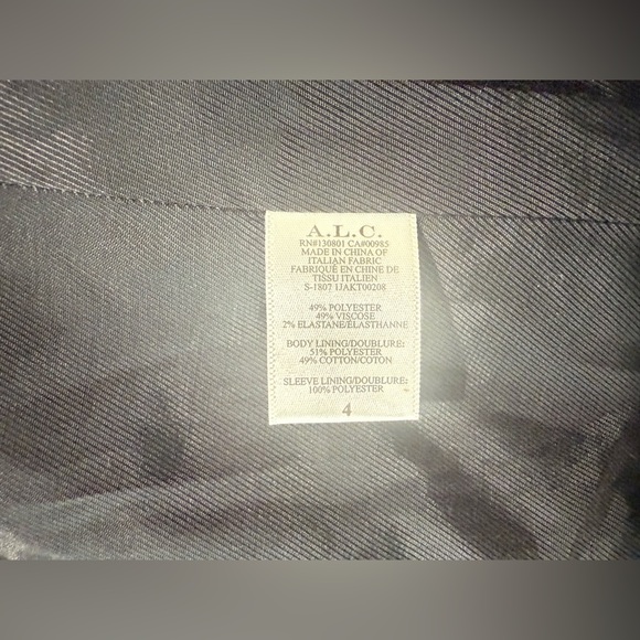 A.L.C. Double-Breasted Sedgwick Houndstooth Plaid Blazer - Size US 4 - Picture 13 of 15